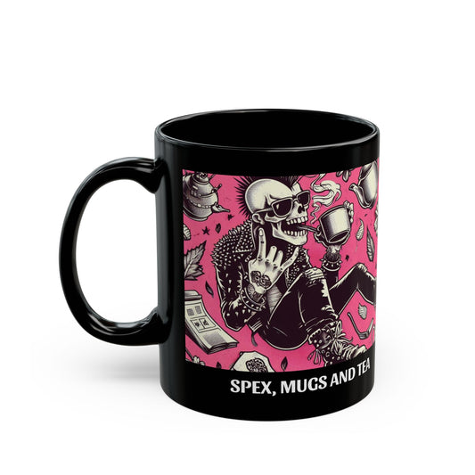 Spex, Mugs and Tea - 11oz Black Mug