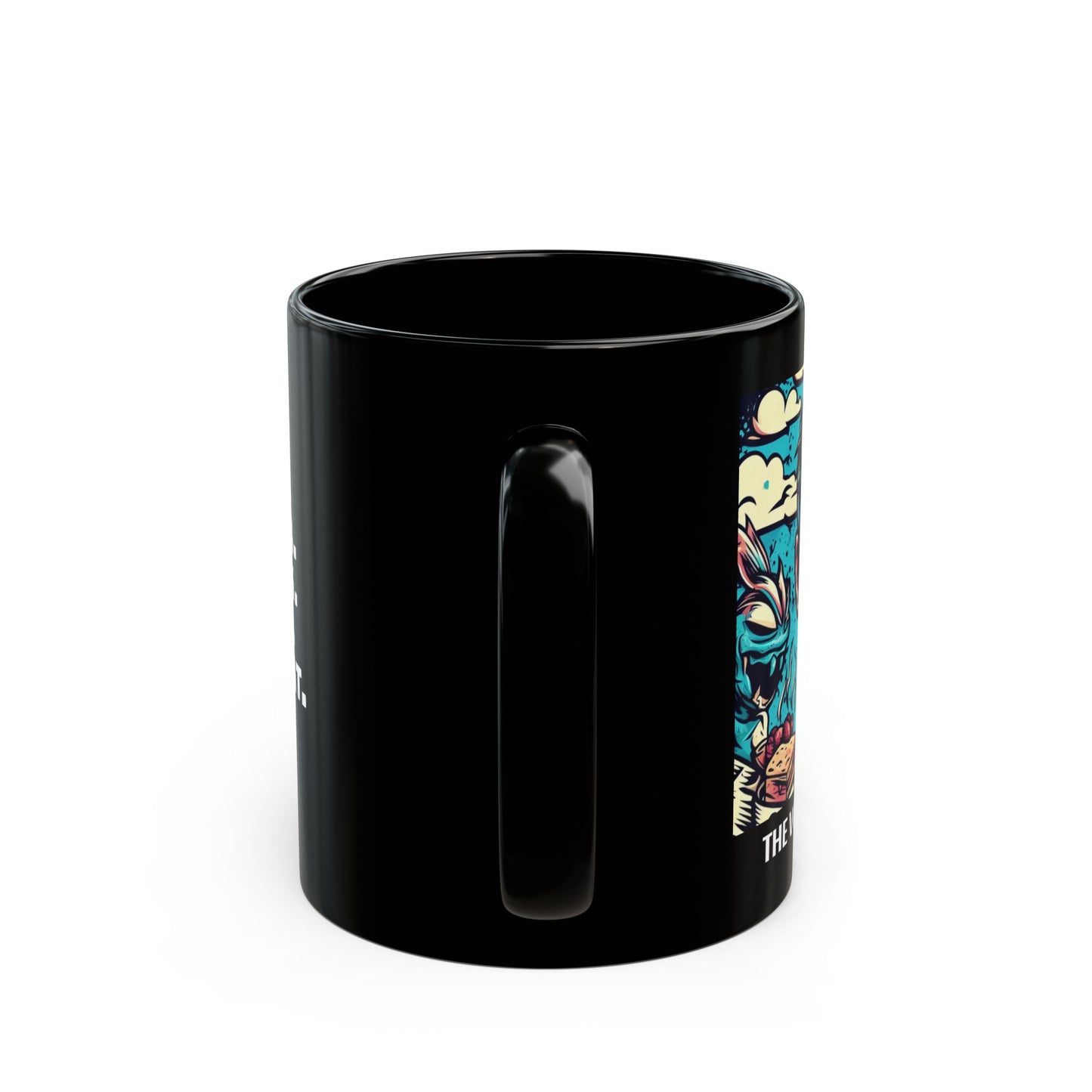 The Voices Made Me Tea - 11oz Black Mug