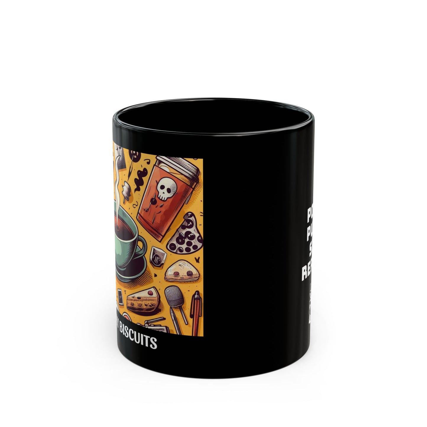 Misery Biscuits - 11oz Black Mug